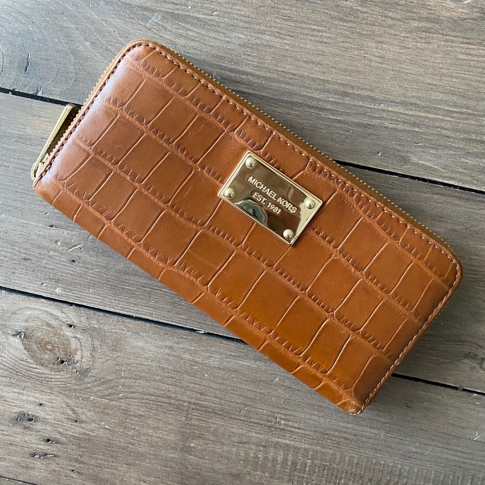 Michael Kors Crocodile Leather Wallet